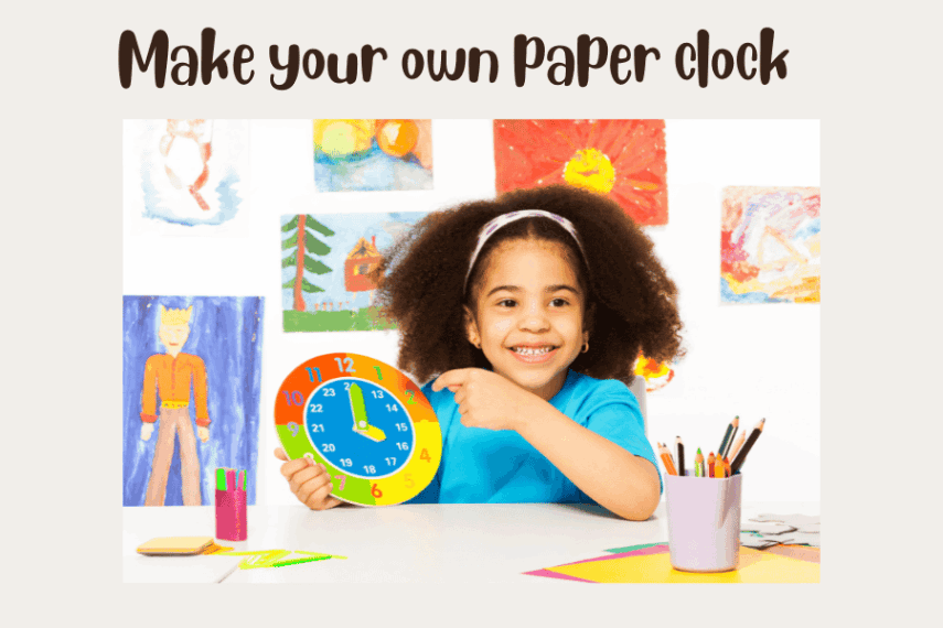 Make your own paper clock 