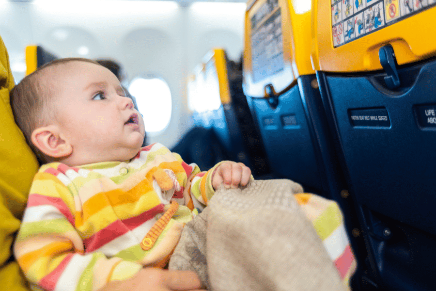 Long haul flight with a baby